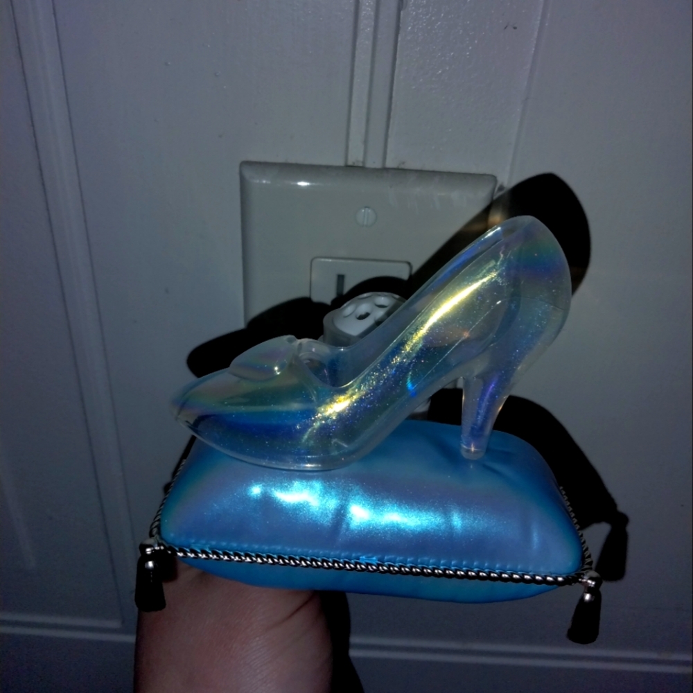 Holographic looking Cinderella Wallflower Plug and the scent Cinderella B& BW